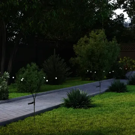 Светильник в грунт KREAFORTA Nipigon на солнечных батареях IP44 цвет черный фонарик voppv u9d2