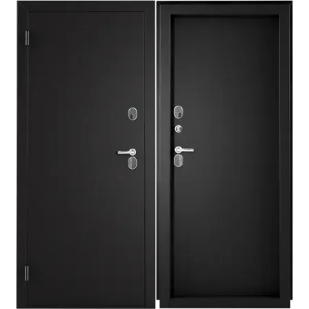 Дверь входная металлическая Фрост 98x205 см левая букле серый