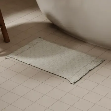 Коврик для ванной Swensa Greece 40x60 см цвет белый