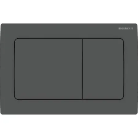 Клавиша смыва Geberit Alpha 30 механическая пластик цвет черный матовый дырокол для установки капельниц mp у 12 5см пластик