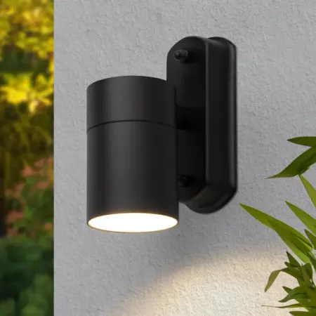 Светильник уличный настенный KREAFORTA Vargato под лампу GU10 35 Вт IP44 цвет черный