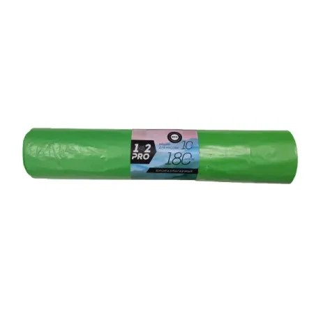 Мешки для мусора Био 32 мкм 180 л цвет зеленый 10 шт.