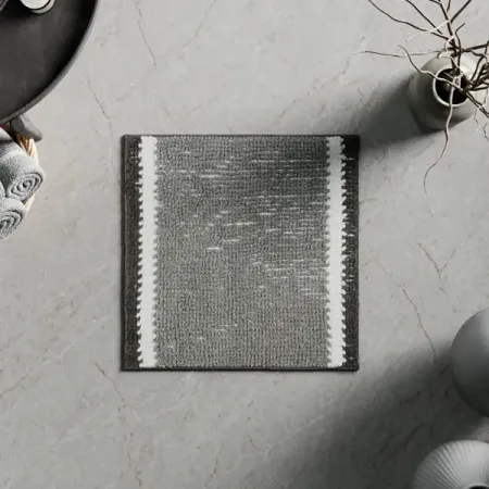 Коврик для туалета Vidage Савойя 50x50 см цвет серый металлические таблички для туалета plumhome