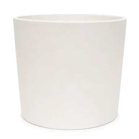 Кашпо для цветов Кедр №3 Ø18 17.9x17.9 см v2.7 л бетон белый
