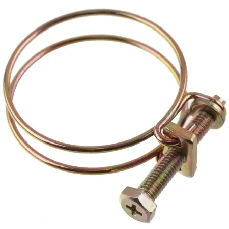 Хомут проволочный оцинкованный 43-48 мм 2 шт металлический проволочный абажур 25 см