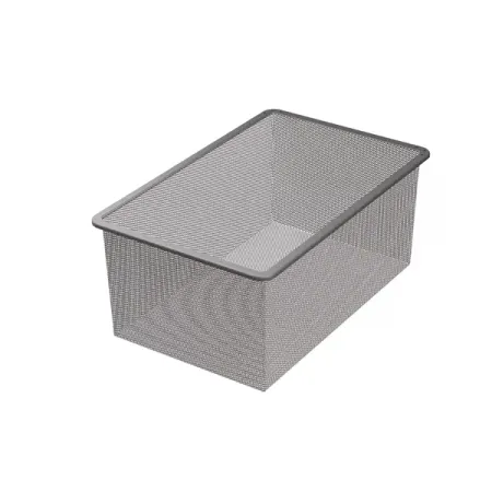 Корзина мелкосетчатая Лион 34.2x51.1x18.5 см цвет серый пластиковые пиратские монеты weigao 20 60 шт