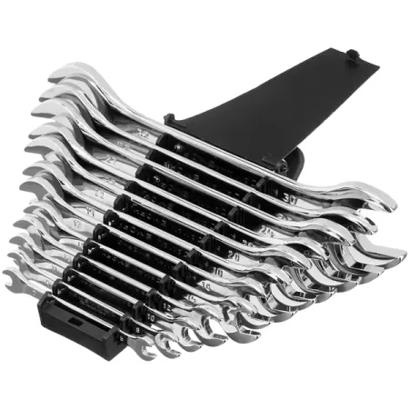 Набор ключей рожковых Matrix 15242 6-32 мм, 12 шт. стеклодомкрат matrix алюминиевый одинарный