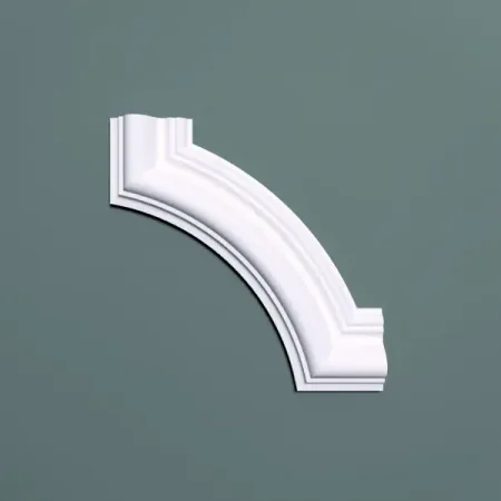 Угол декоративный для молдинга полистирол Bello Deco М10У1 белый 75x75 мм