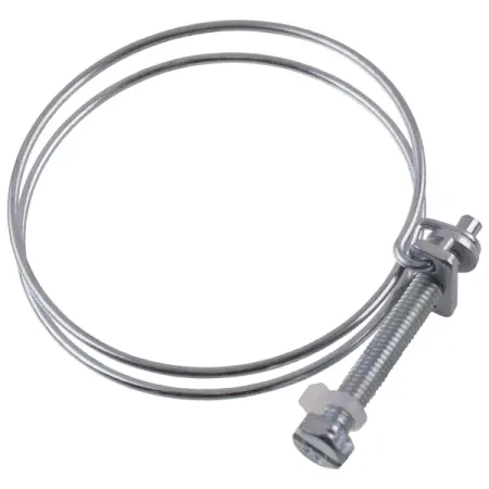 Хомут проволочный оцинкованный 47-52 мм 2 шт металлический проволочный абажур 25 см