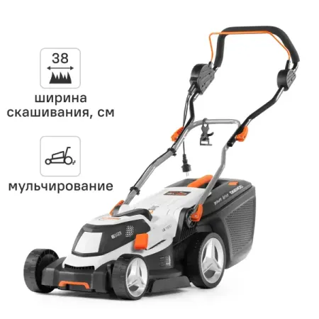 Газонокосилка электрическая Daewoo LE 1800 Вт 38 см