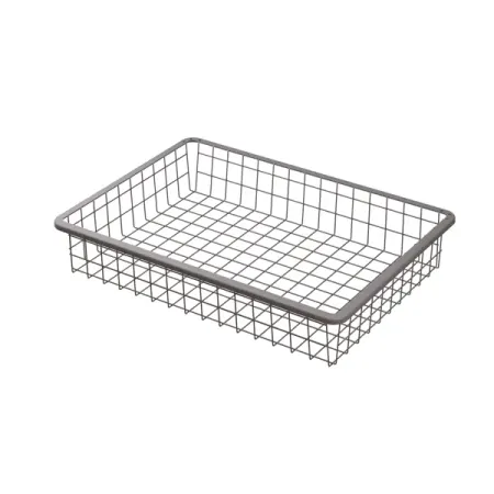 Корзина проволочная Лион 54.2x38.3x8.5 см цвет серый пластиковые пиратские монеты weigao 20 60 шт