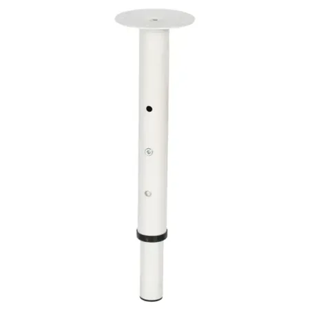 Ножка для мебели круглая ⌀40 мм высота 340-460 мм белая черные нейлоновые винты m2 m2 5 m3 m4 m5 m6 m8 с круглой головкой