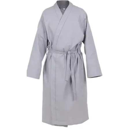 Халат Дом снов Enna универсальный вафельный без капюшона серый размер S-M для дома vitavet воротник защитный мягкий 3 m