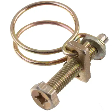 Хомут проволочный оцинкованный 20-24 мм 2 шт металлический проволочный абажур 25 см