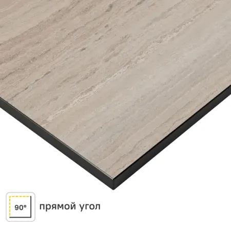 Столешница кухонная Alternative Травертин Римский 120x60x1.6 см HPL-пластик цвет коричнево-бежевый