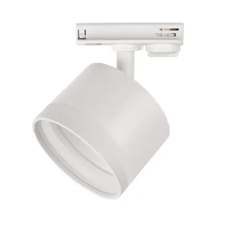 Трековый светильник спот светодиодный Jazzway 31 GX53 15 Вт однофазный 2 м² цвет белый линза для светодиода jllsmcmggx 20 мм 25 градусов