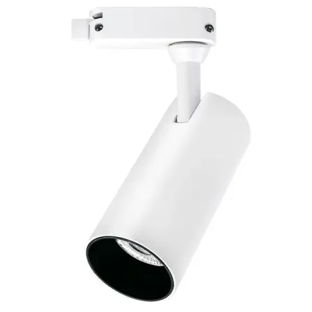 Трековый светильник спот светодиодный Jazzway 32 Вт однофазный 6 м² цвет белый светильник трековый эра elipse gx53 металл белый