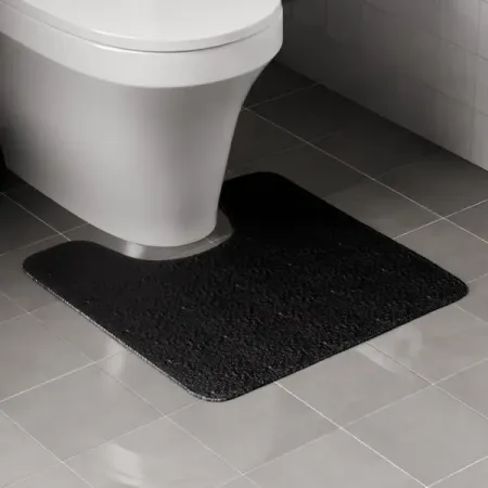 Коврик для туалета в ванную комнату Swensa Presto 45x45 см цвет черный е левашева энциклопедия домашних сладостей рецепты и рекомендации