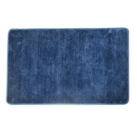Коврик для ванной комнаты Swensa Presto 50x80 см цвет темно-синий