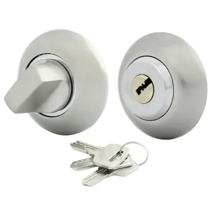 Фиксатор-ключ круглый ЦАМ цвет матовый никель насадка распылитель для крана матовый никель abs