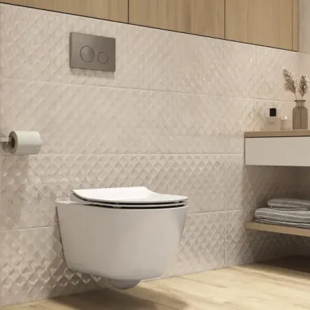 Плитка настенная Cersanit Milana 17363 29.8x59.8 см 1.425 м² глянцевая цвет бежевый плитка настенная 25х40 альбуфера коричневая