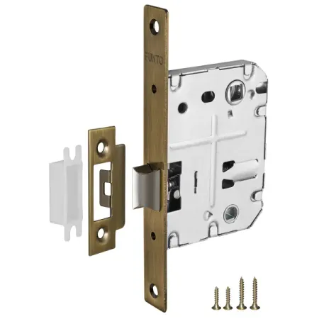 Защелка врезная Punto METL72-50 165x165x74 мм сталь цвет бронза