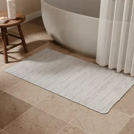 Коврик для ванной Fixsen Diamond 70x120 см цвет серый