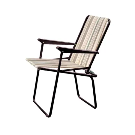 Кресло садовое складное Фольварк С565/82/1 55x64x78 см сталь коричневый