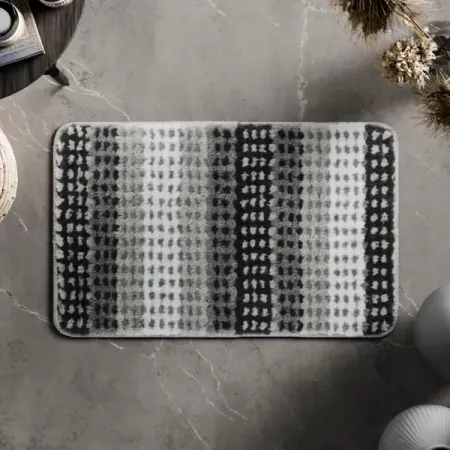 Коврик для ванной Grampus Point 40x60 см цвет серый сверла hiizug tool brad point 15x70 мм