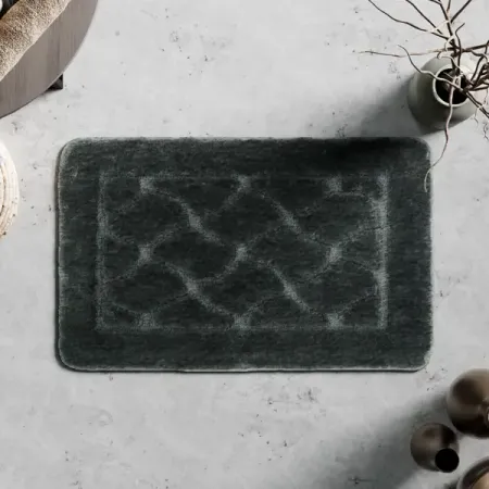 Коврик для ванной Fixsen Link 50x80 см цвет графит микрофибра коврик для ванной комнаты 50x80 см