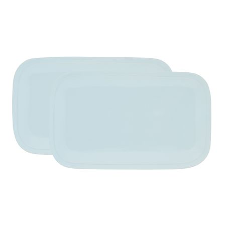 Набор тарелок сервировочных Gipfel Ether светло-голубой 28x17 см 2шт. маркер акварельный сонет двухсторон кисть и тонкий наконечник светло голубой сонет