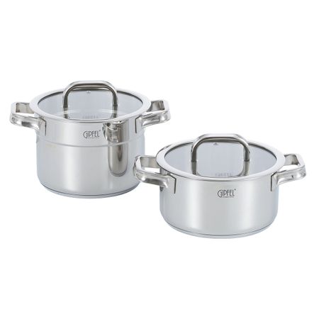 Набор посуды Gipfel Bern 4 предмета индукция nitecore edc37 тактический фонарик нержавеющая 8000 люмен