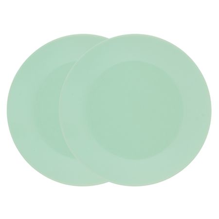 Набор тарелок закусочных Gipfel Gronte светло-зеленый 20 см 2шт.