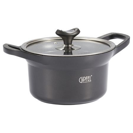 Кастрюля Gipfel Azul black 24x13.5см/4.5л