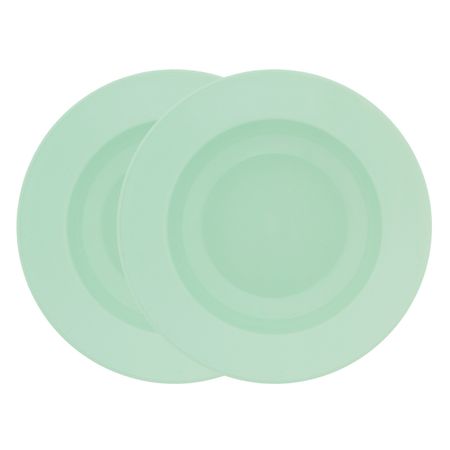 Набор тарелок суповых Gipfel Gronte светло-зеленый 22 см 2шт.