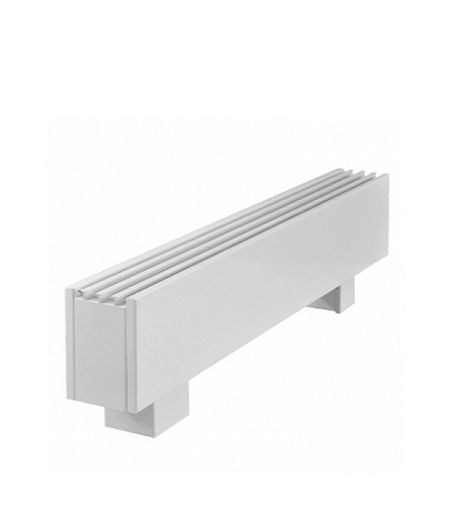 Конвектор напольный КЗТО Элегант Мини с 2 теплообменниками 2000х130х130 мм нижнее подключение