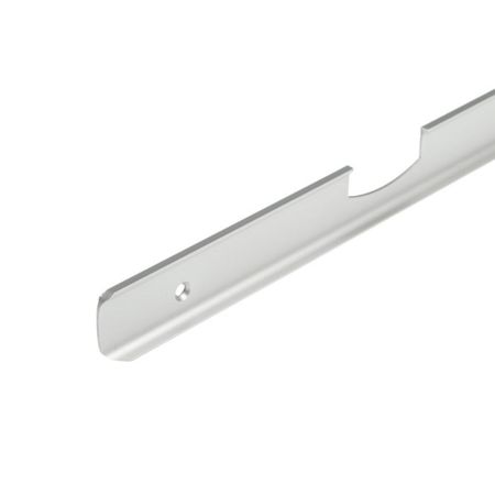 Планка угловая для столешниц 26-28 мм R9 матовый хром алюминий