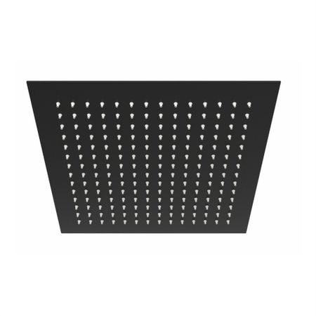 Лейка для верхнего душа WasserKraft 300х300 мм металл черный (A162)