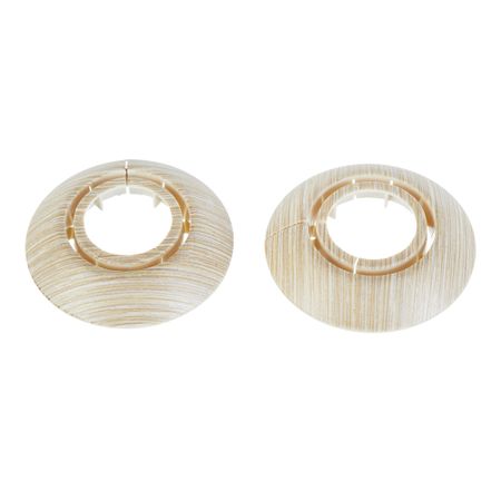 Обвод для труб ПВХ декоративный Идеал 25-34 мм дуб палена (2 шт.)