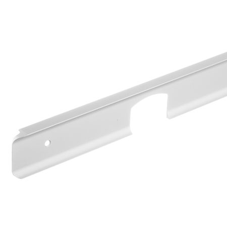 Планка угловая для столешниц 38-40 мм R9 матовый хром алюминий