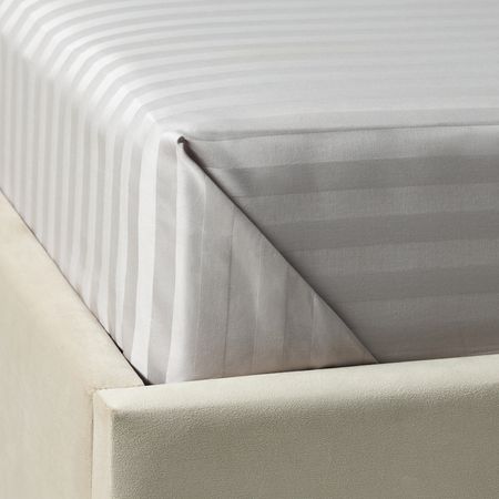 Простыня Пепельно-серый/Ash gray II пододеяльник cottonika 145х215см сатин страйп серый арт пд1 5стр сер