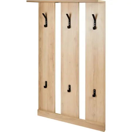 Вешалка настенная 6 крючков 60x117.1x20 см цвет дуб комано