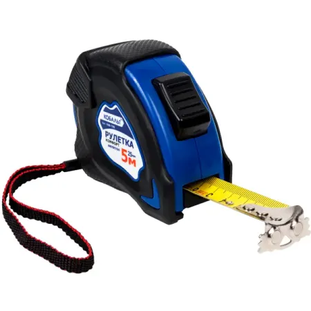 Рулетка Кобальт 646-799 с магнитным наконечником и автостопом 5 м x 25 мм
