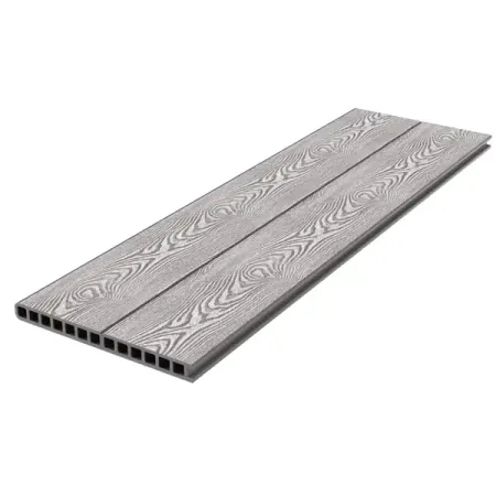 Ступень прямая цельная ДПК Classic 3000x317x28 мм серая