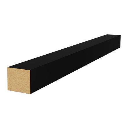 Руст стыковочный для акустических панелей 25х22х2750 мм черный