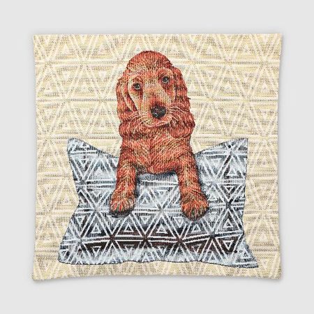 Наволочка Eurotex 44х44 см кремово-бирюзовый (7714-45) наволочка merry christmas полиэстер хлопок