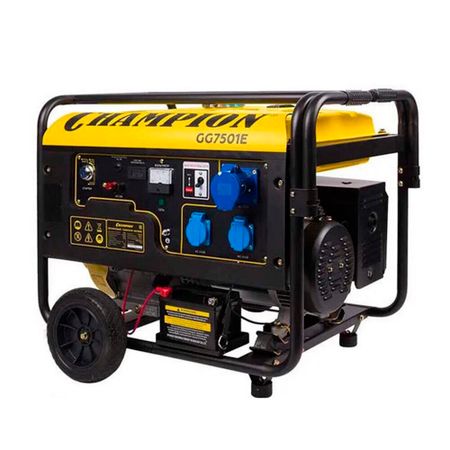 Генератор бензиновый 6,5 кВт Champion GG7501E ирина андреевна кустова примеры материальных расчетов блюд общественного питания