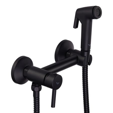 Смеситель с гигиеническим душем Corsa Deco черный (HF005B) ula смеситель для душа из нержавеющей стали
