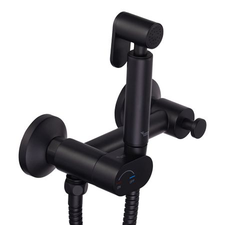 Смеситель с гигиеническим душем Corsa Deco черный (HF006B) данил аркадьевич корецкий привести в исполнение