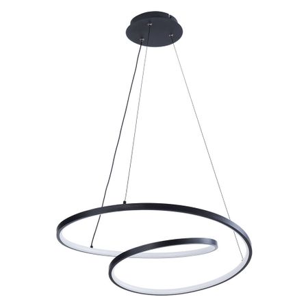 Люстра светодиодная подвесная Arte Lamp Millo 55 Вт 2700-6000К 11,5 кв.м (A3893SP-30BK)